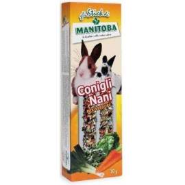 Manitoba Sticks Conejos Enanos Mix Verdura