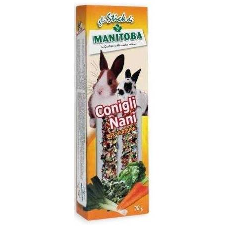 Manitoba Sticks Conejos Enanos Mix Verdura