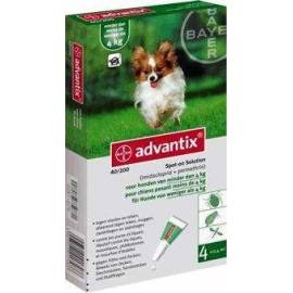 Bayer Advantix Spot-On Perro 1-4Kg 4 pipetas