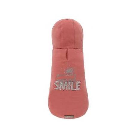 Wouapy abrigo smile rosa
