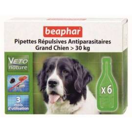 Beaphar Pipetas Repulsivas Antiparasitarias Perro(más de 30kg)